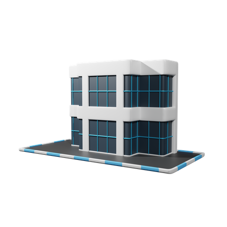 Edificio del centro comercial  3D Icon