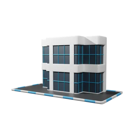 Edificio del centro comercial  3D Icon