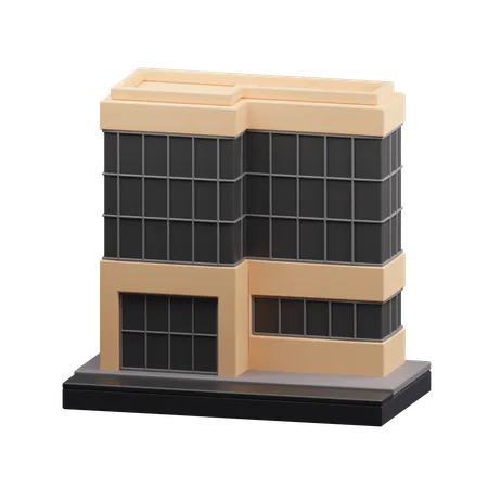 Edificio corporativo  3D Icon