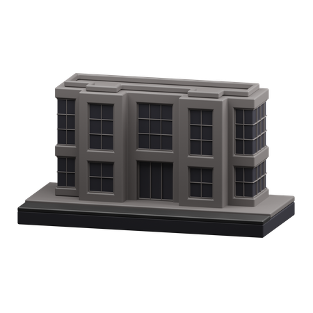 Edificio corporativo  3D Icon