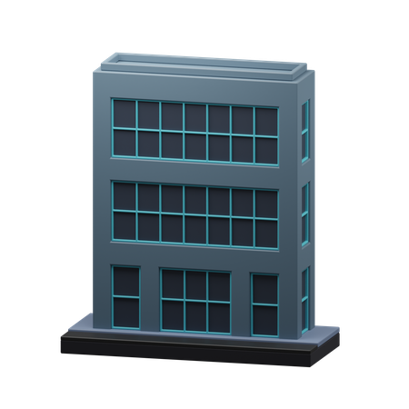 Edificio de apartamentos  3D Icon