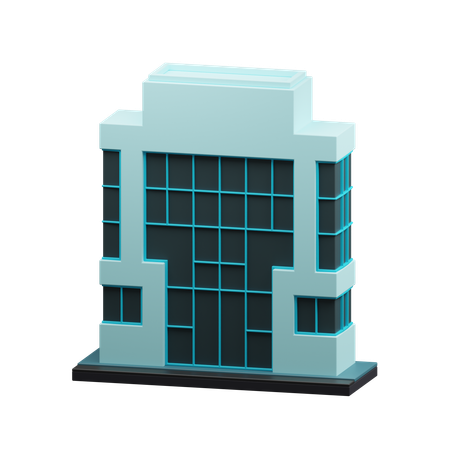 Edificio de apartamentos  3D Icon