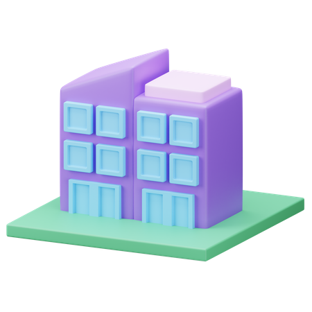 Edificio de la empresa  3D Icon