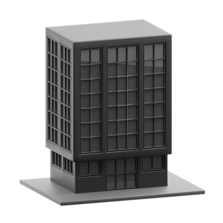 Prédio comercial  3D Icon