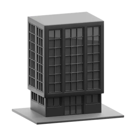 Prédio comercial  3D Icon