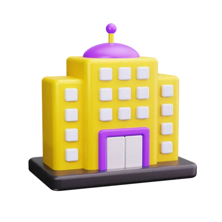 Edificio del gobierno  3D Icon