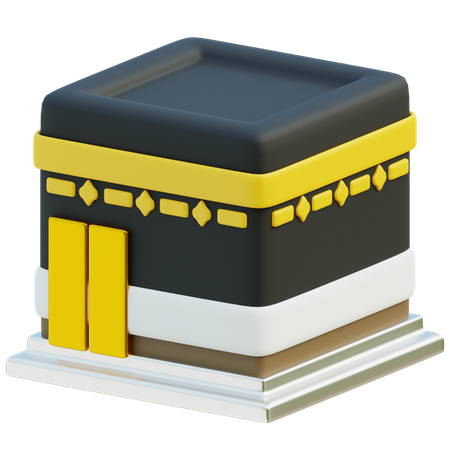 Edificio de la kaaba  3D Icon