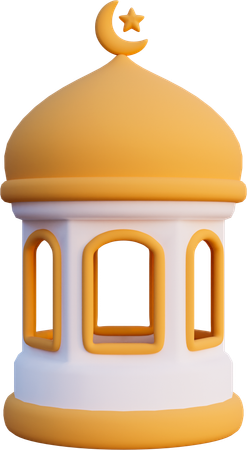 Edificio de la mezquita  3D Icon