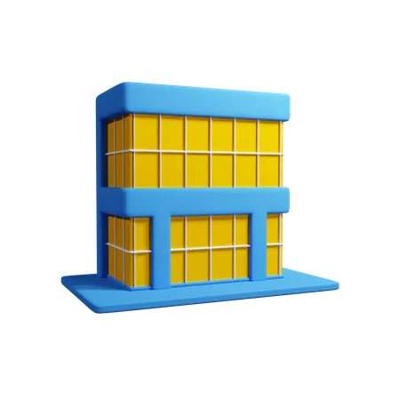 Edificio de negocios  3D Icon