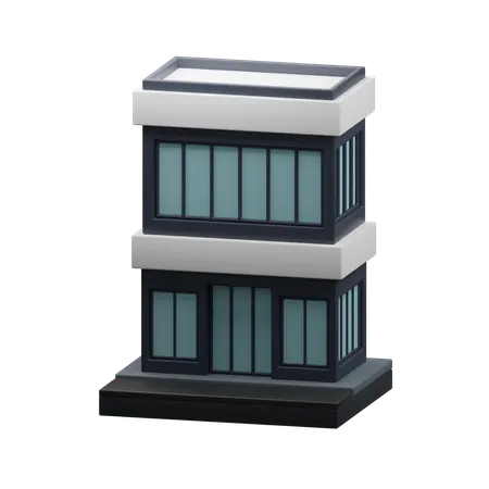 Edificio de oficinas  3D Icon