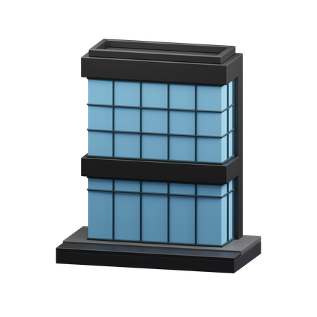 Edificio de oficinas  3D Icon