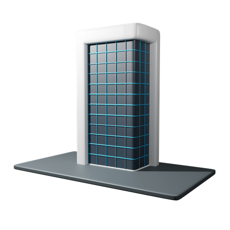 Edificio de oficinas  3D Icon