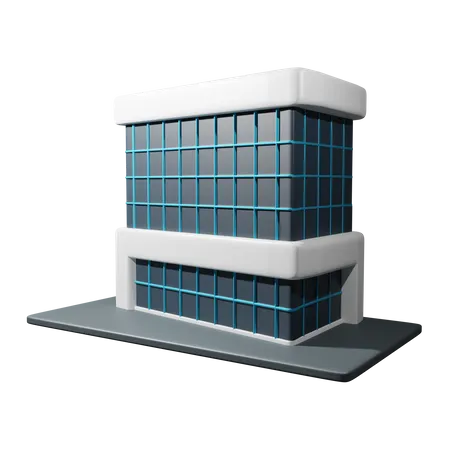 Edificio de oficinas  3D Icon