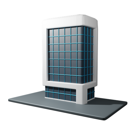 Edificio de oficinas  3D Icon