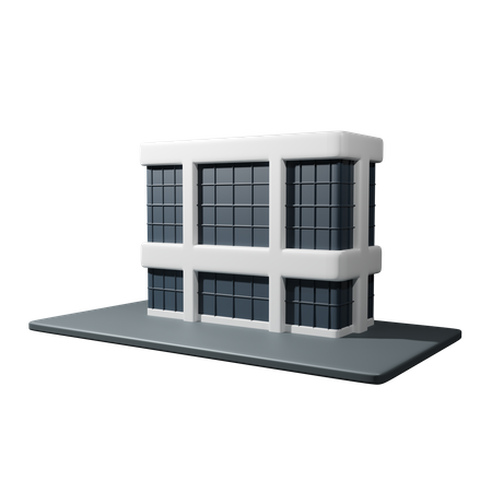 Edificio de oficinas  3D Icon