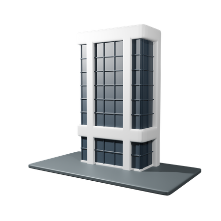 Edificio de oficinas  3D Icon