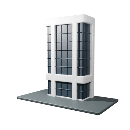 Edificio de oficinas  3D Icon