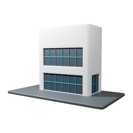 Edificio de oficinas  3D Icon