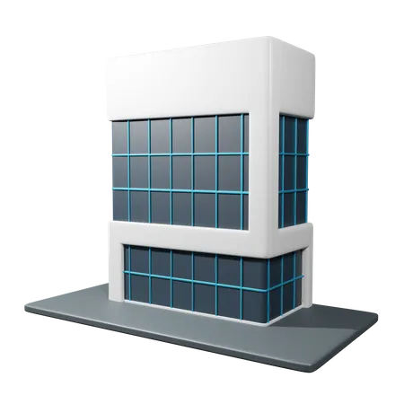 Edificio de oficinas  3D Icon