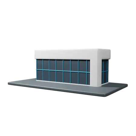 Edificio de oficinas  3D Icon