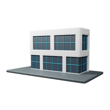 Edificio de oficinas  3D Icon