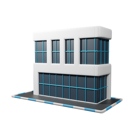 Edificio de oficinas  3D Icon