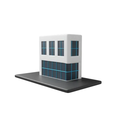 Edificio de oficinas  3D Icon