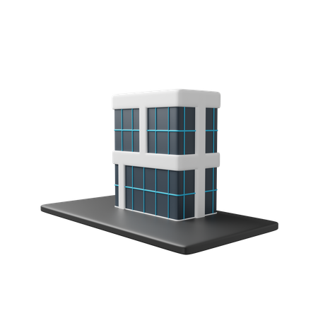 Edificio de oficinas  3D Icon