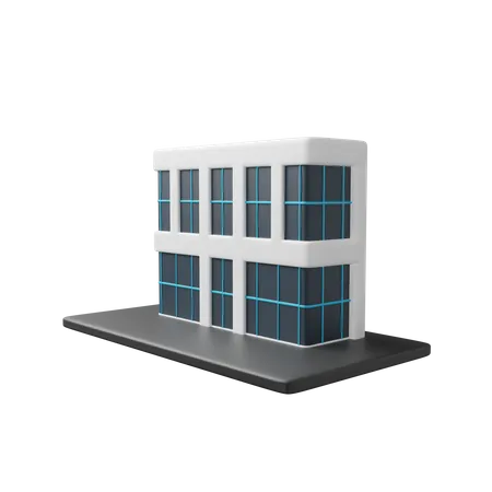 Edificio de oficinas  3D Icon