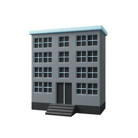 Edificio de oficinas  3D Icon