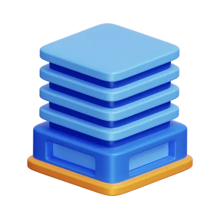 Edificio de oficinas corporativas  3D Icon