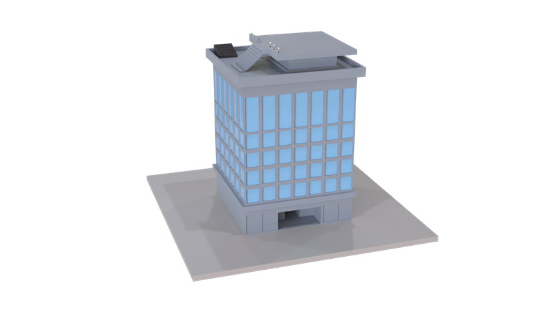 Edificio de tienda de comestibles  3D Icon
