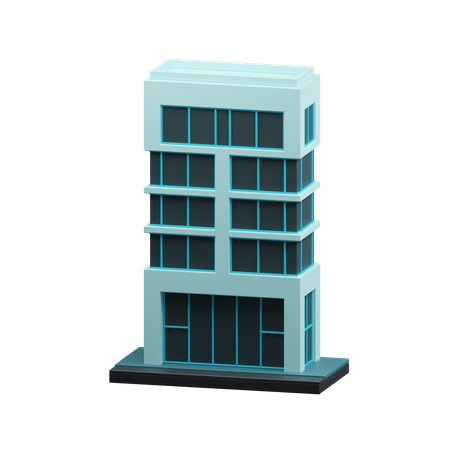 Edificio de tienda  3D Icon