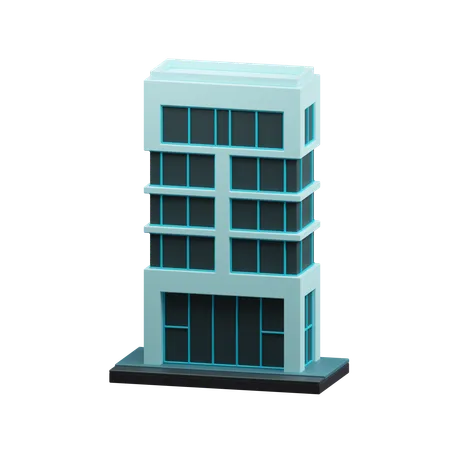 Edificio de tienda  3D Icon