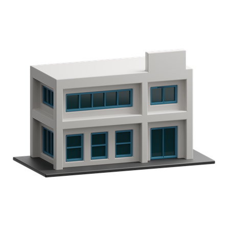 Edificio de tienda  3D Icon