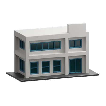 Edificio de tienda  3D Icon