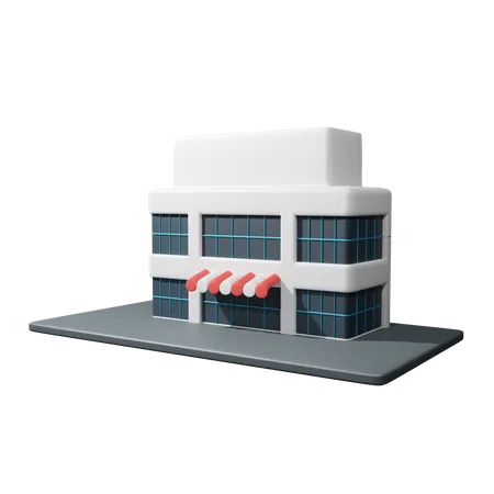 Edificio de tienda  3D Icon