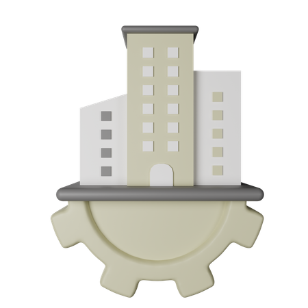 Desenvolvimento de edifícios  3D Icon