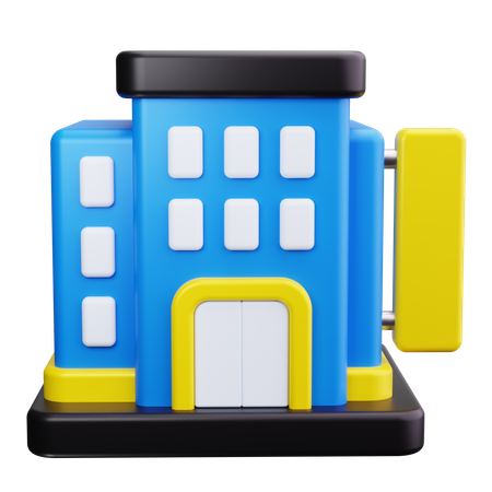 Edifício do hotel  3D Icon