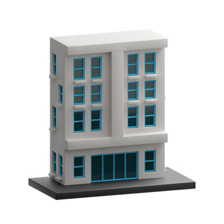Edifício do hotel  3D Icon