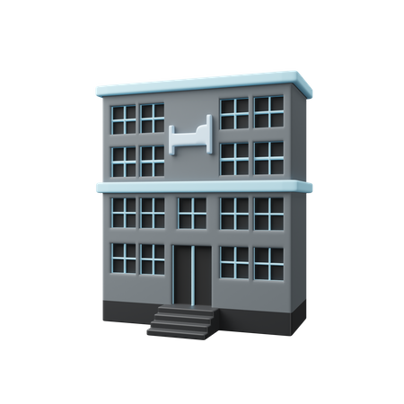 Edifício do hotel  3D Icon