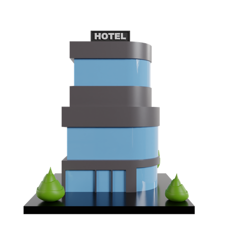 Edifício do hotel  3D Icon