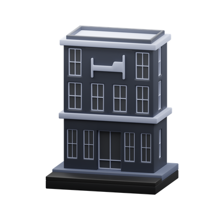 Edifício do hotel  3D Icon