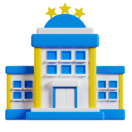 Edifício do hotel  3D Icon