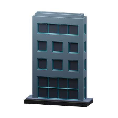 Edifício do hotel  3D Icon
