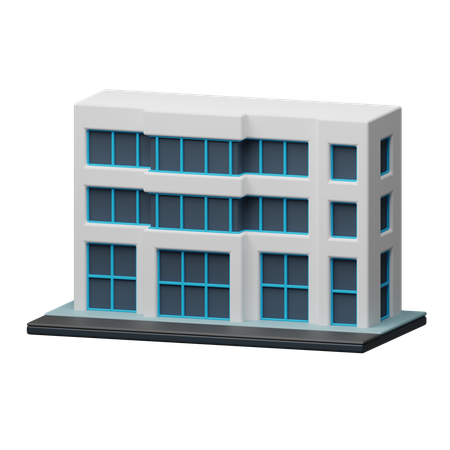 Edificio moderno de la empresa  3D Icon