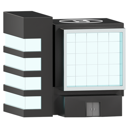Escritório de construção  3D Icon