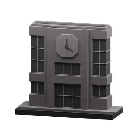 Edificio escolar  3D Icon