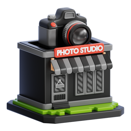 Prédio de estúdio fotográfico  3D Icon