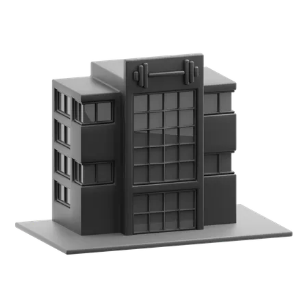 Edificio de gimnasio  3D Icon